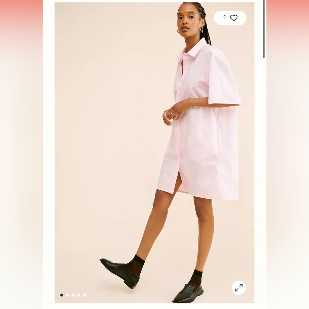 Marimekko Monoliitti Unikko Cotton Shirt Dress